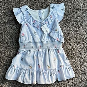 Janie and Jack Striped Floral Dress